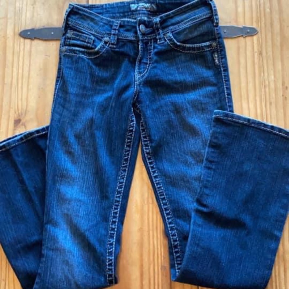 Silver jeans